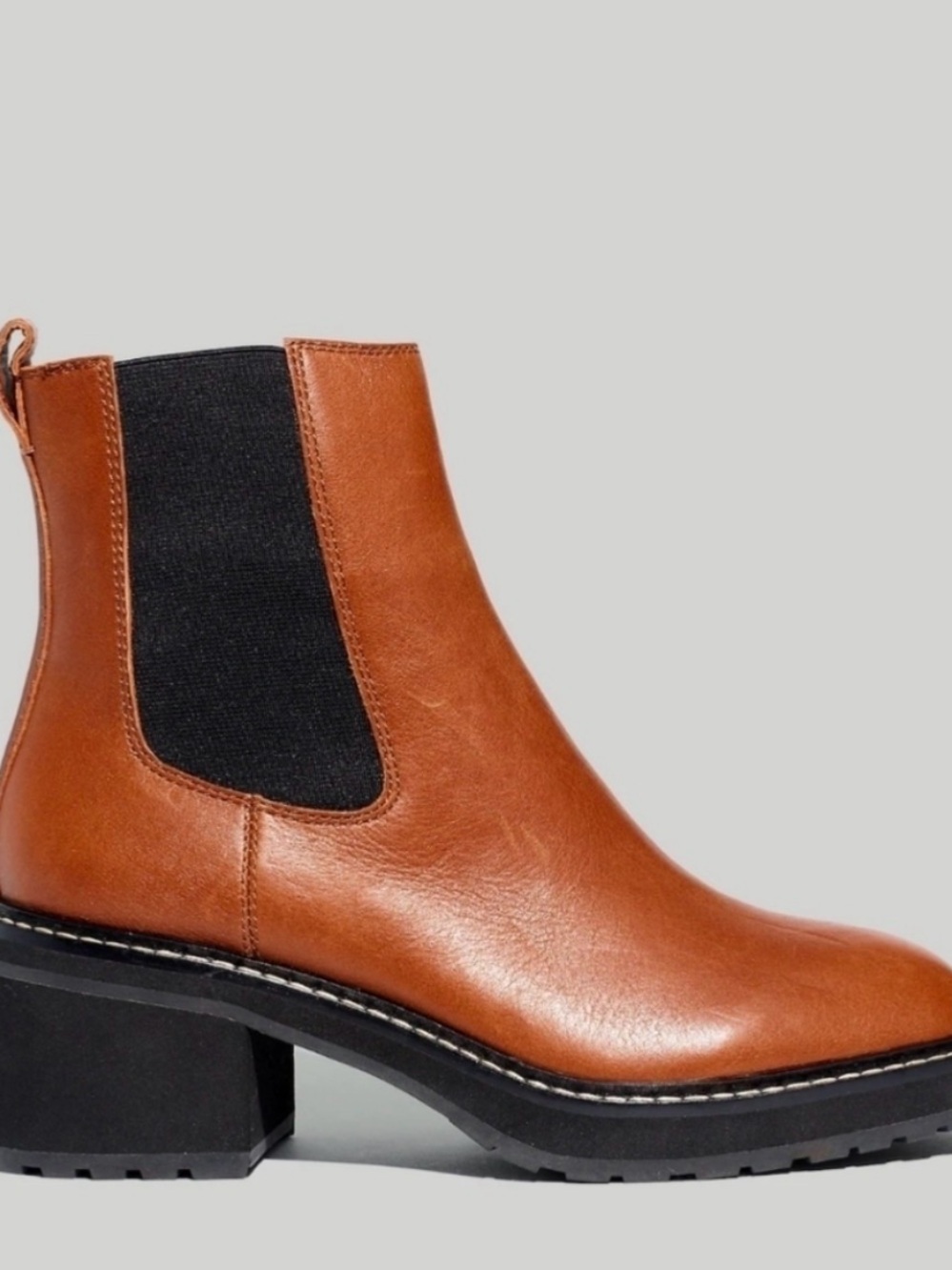 Madewell The Carina Leather Chelsea Boot